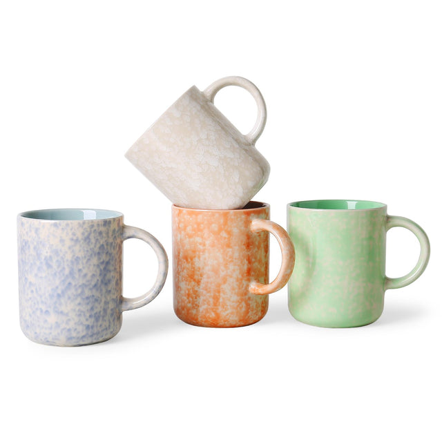 AELEAN 17oz Ceramic Coffee Mugs – Set of 4