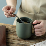 AELEAN 14oz Ceramic Coffee Mugs – Set of 6, Reactive Glaze