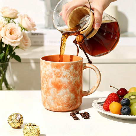 AELEAN 17oz Ceramic Coffee Mugs – Set of 4